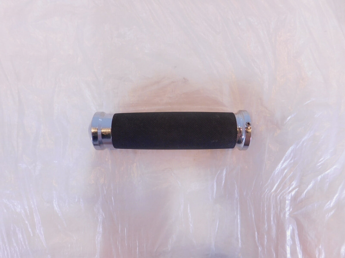 Harley Davidson Touring Dyna Sportster Softail Black Chrome Left Handlebar Grip - C3 Cycle