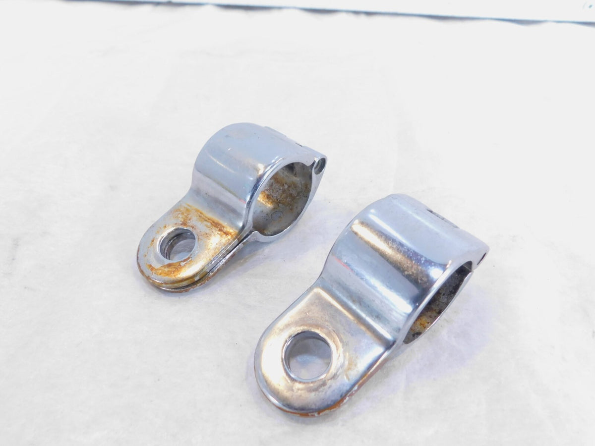 Harley Electra Glide & Road King Highway Footrest Footpeg Mount Clamp Brackets - C3 Cycle