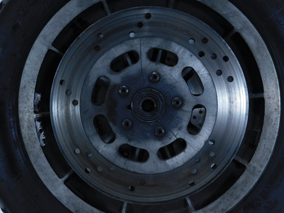 Harley Davidson EVO Touring Electra Glide Cast Front 10 Spoke Wheel Rim & Rotors - C3 Cycle