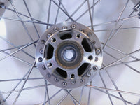 2009 Harley Davidson Dyna Street Bob FXDB Silver Laced Front Wheel Rim & Tire - C3 Cycle