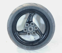Ducati Monster 400 750 SuperSport 620 OEM Black Rear Wheel Rim & Tire - Straight - C3 Cycle