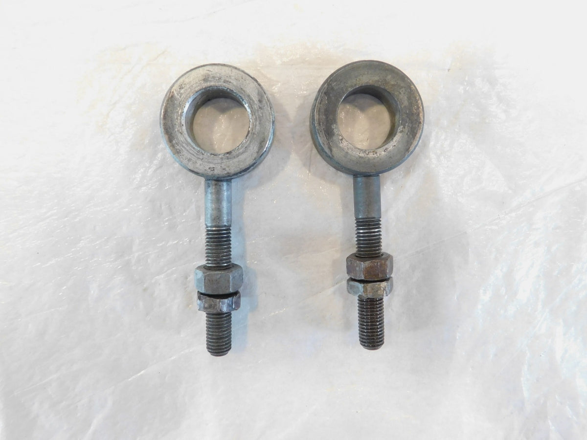 Pair Harley Davidson Ironhead Sportster 900 & 1000 Rear Axle Adjuster Bolts - C3 Cycle