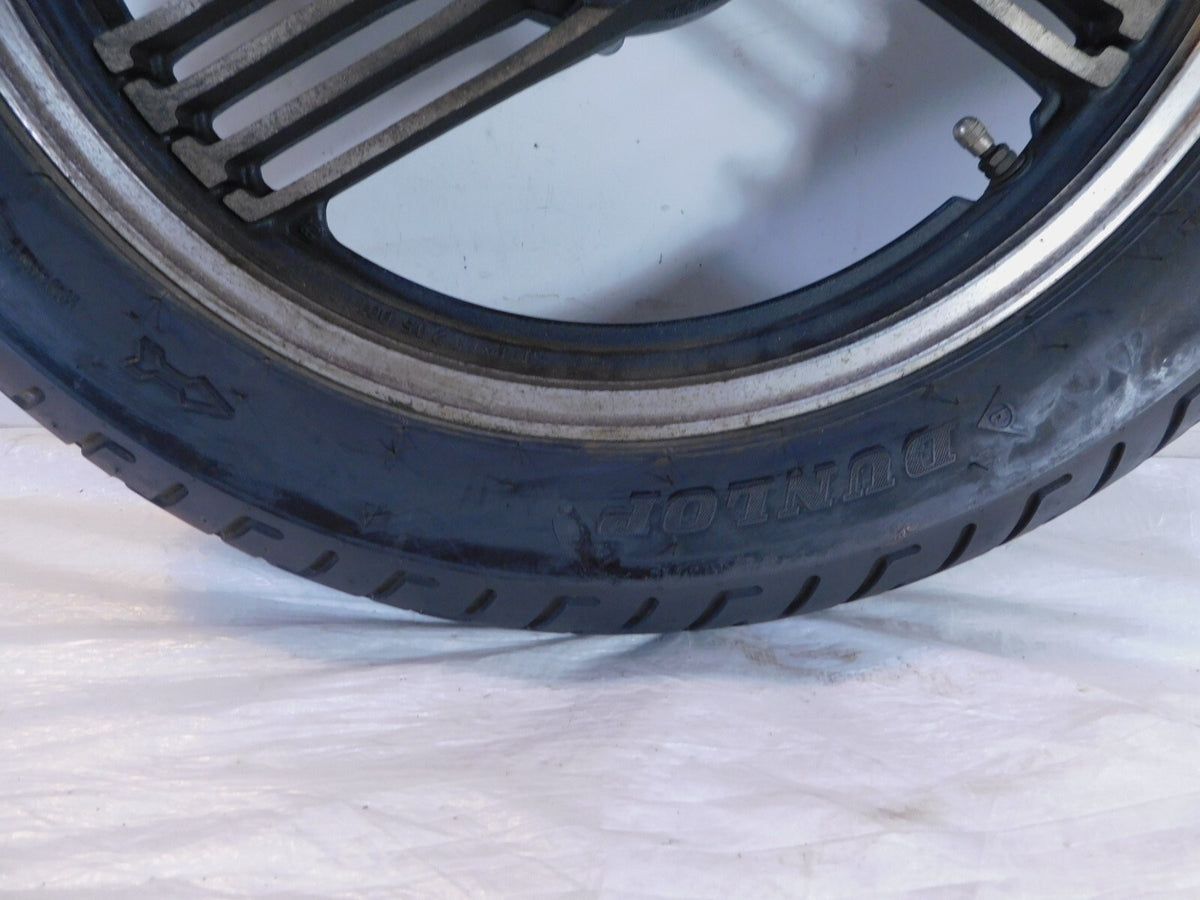 1983 83 Yamaha Venture Royale 1200 XVZ12 Front Black Cast Wheel Rim & Tire - C3 Cycle