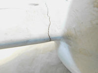 1995 & 1996 Buell M2 Thunderbolt Marchesini White Front Wheel Rim & Tire - Crack - C3 Cycle