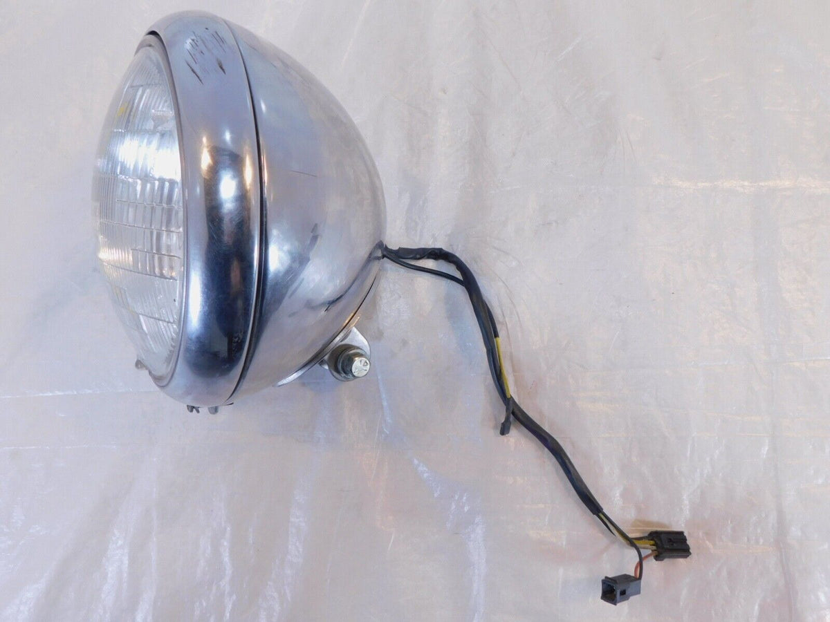 Harley Davidson Softail Heritage Classic & Fat Boy Chrome Headlight Headlamp - C3 Cycle