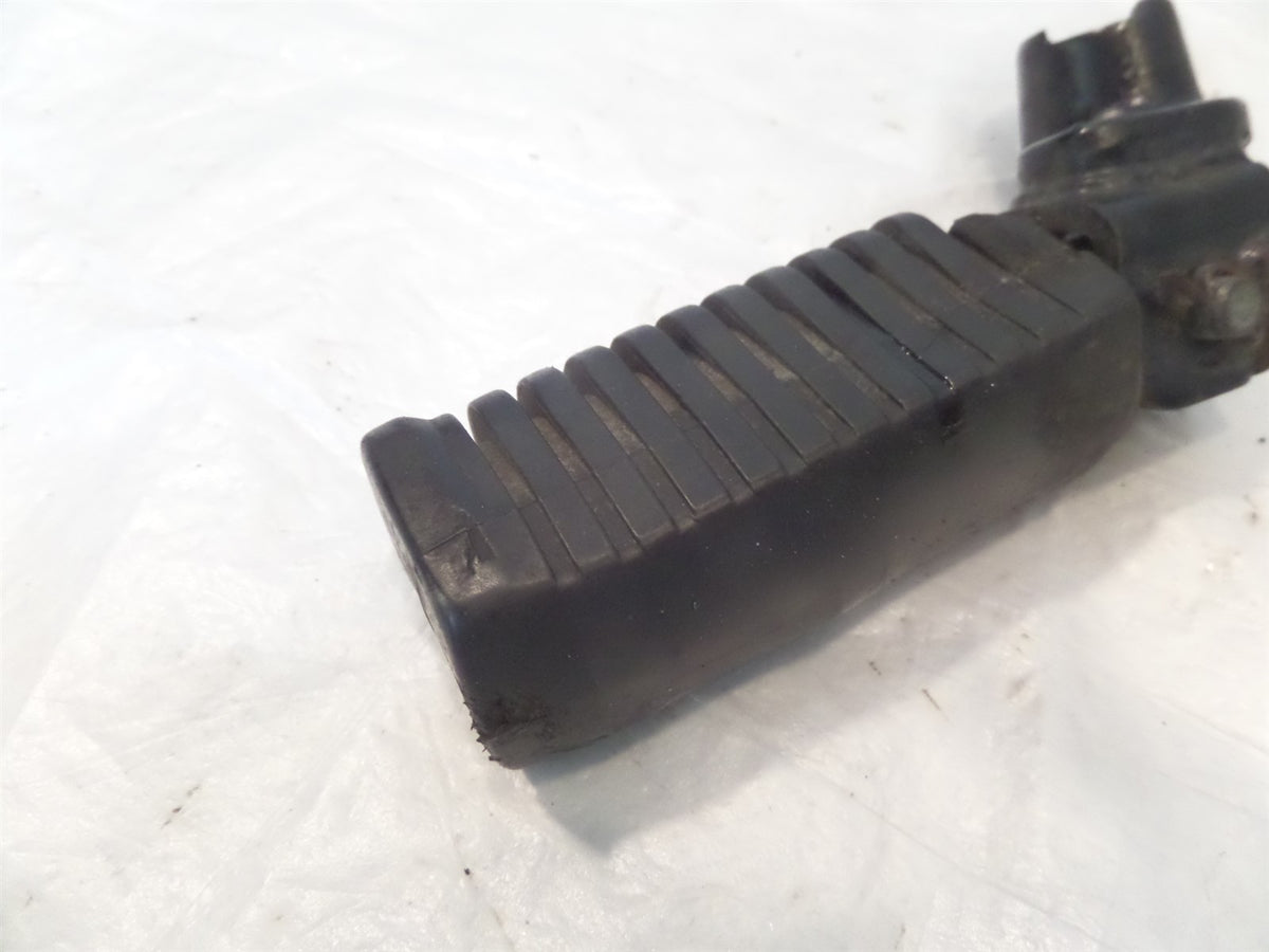 Kawasaki KZ400 & KZ440 LTD Front Left Rider Footpeg Footrest & Mount Bracket - C3 Cycle