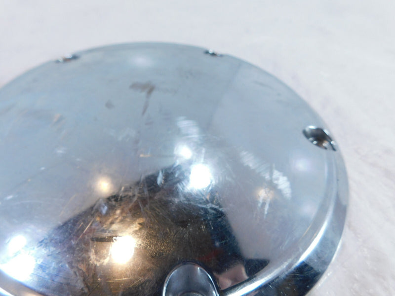 Harley Davidson Twin Cam Dyna & Softail Left Engine Chrome Derby Clutch Cover