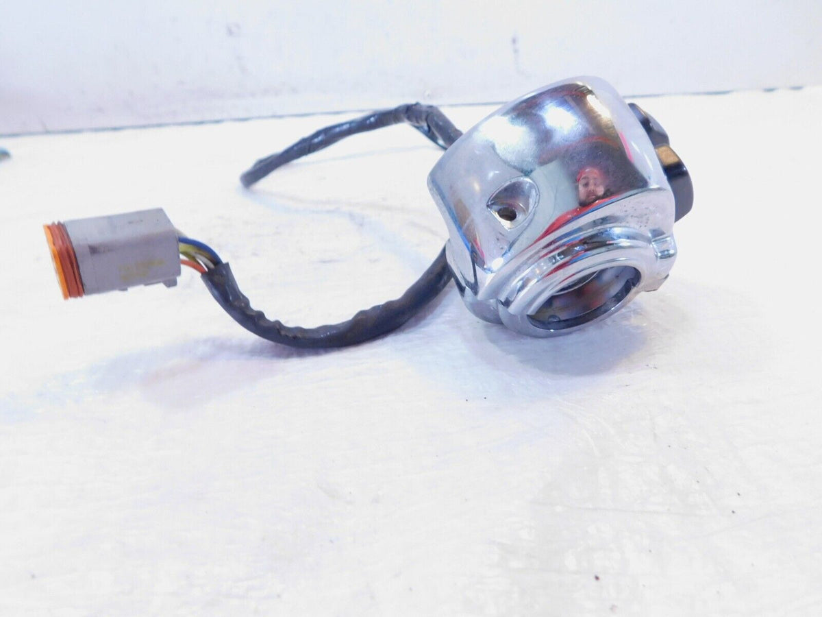 Harley Chrome  Softail Dyna Sportster Left Handlebar Horn Turn Signal Switches - C3 Cycle