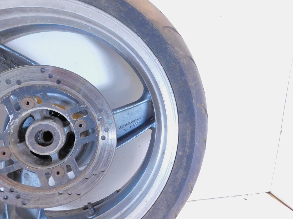 1992-1993 Kawasaki Ninja ZX6 ZX600 ZX600D Rear Wheel Rim Hub & Brake Disc Rotor - C3 Cycle
