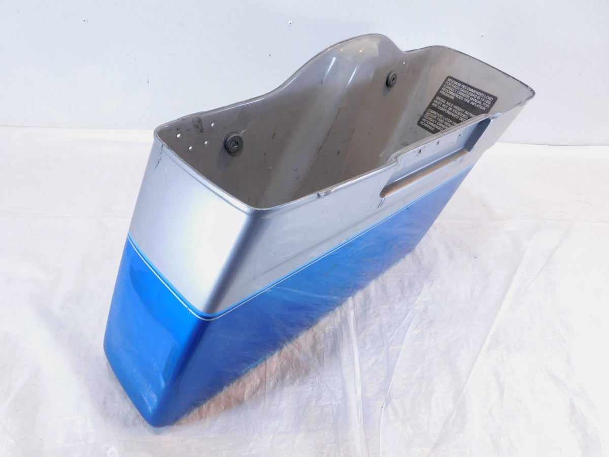Harley Davidson Road King Street & Electra Glide Blue Right Saddlebag Bottom - C3 Cycle