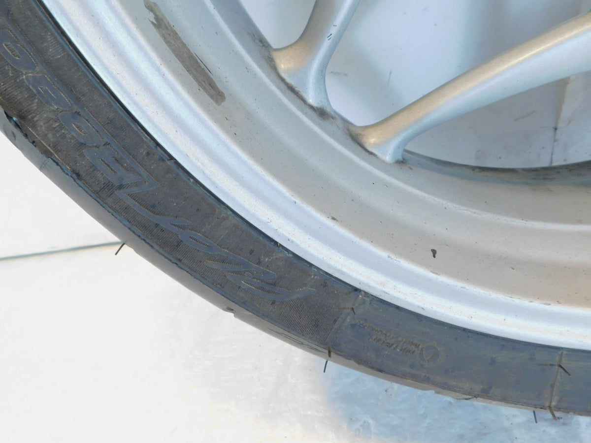 2005-2013 BMW R1200RT R1200ST R1200 RT ST R900RT Silver Back Rear Wheel w/ Tire - C3 Cycle