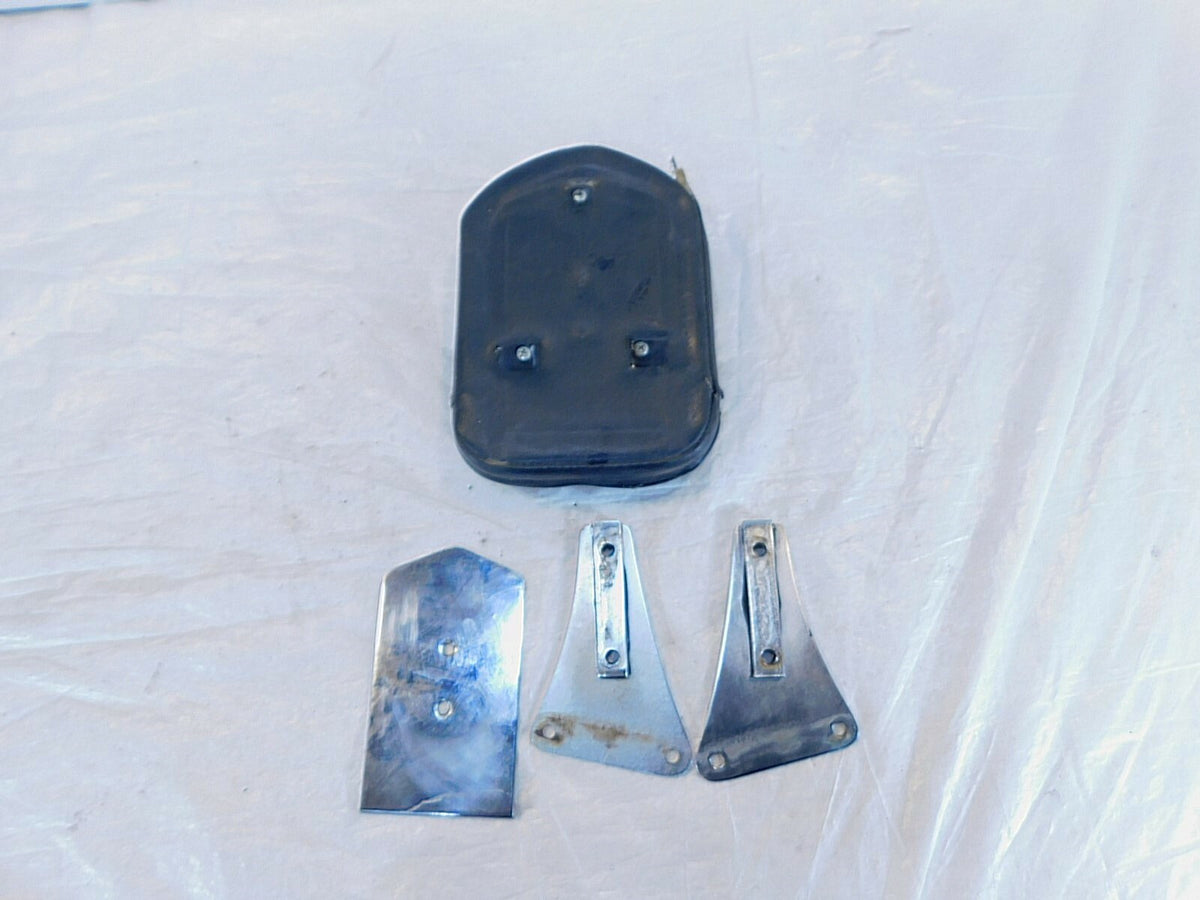 1997 Kawasaki Vulcan VN1500 1500 Classic Rear Back Sissybar Pad Plate & Mounts - C3 Cycle