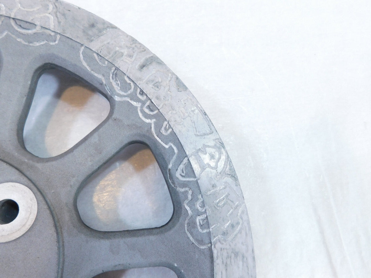 07-10 Harley Davidson Dyna Super Glide Silver Rear Wheel Sprocket Belt Pulley - C3 Cycle