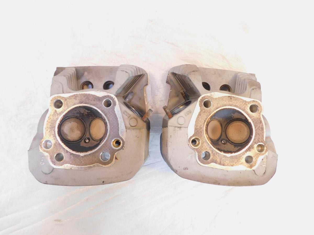 04-06 Harley Davidson Sportster XL 883 Front Rear Silver Cylinder Heads & Valves - C3 Cycle