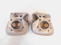 04-06 Harley Davidson Sportster XL 883 Front Rear Silver Cylinder Heads & Valves - C3 Cycle