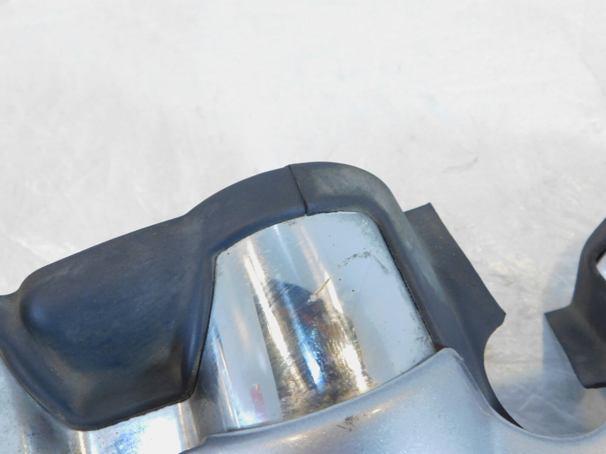 Honda GL1800 Goldwing 1800 Silver Right Exhaust Header Pipe Muffler Shield Cover - C3 Cycle
