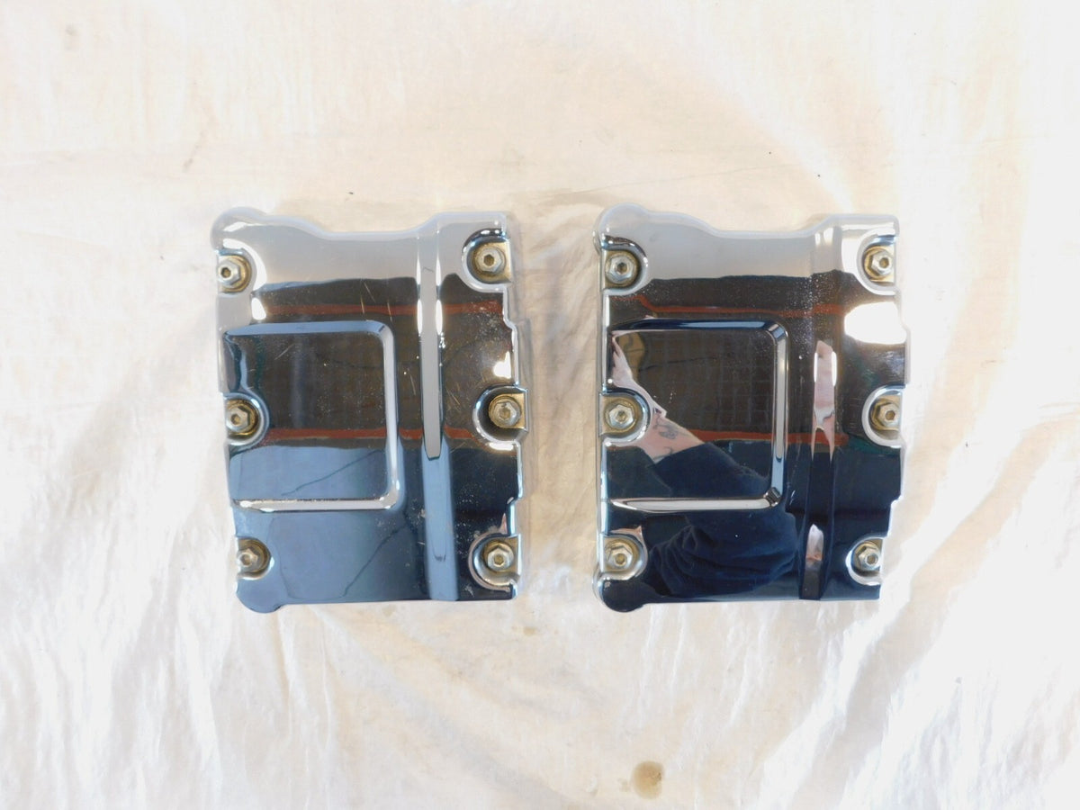 Harley Davidson Touring Dyna & Softail Chrome Cylinder Head Rocker Boxes - C3 Cycle