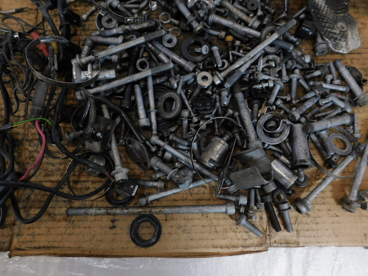 2004-2009 BMW K1200S K1200-S OEM Misc Nuts Bolts Brackets Hardware Parts Box Lot - C3 Cycle