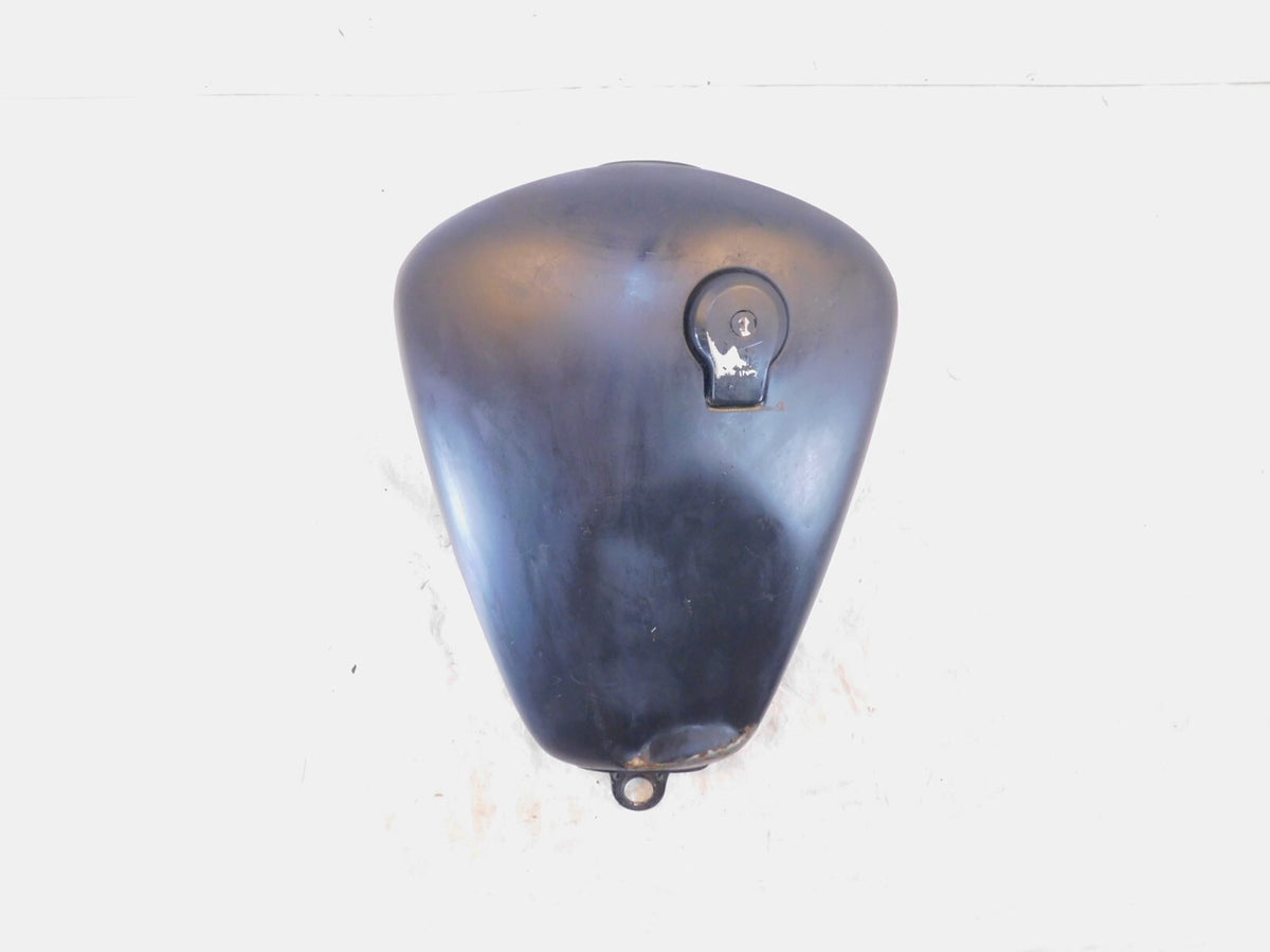 1986 Yamaha Virago 1100 XV1100 Black Gas Petrol Fuel Tank Reservoir - Dented - C3 Cycle