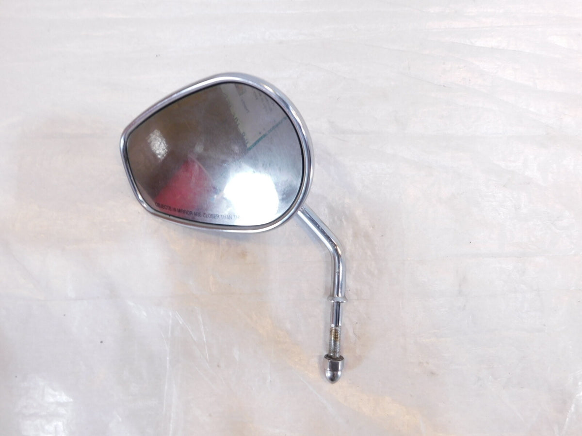 Harley Davidson FXR & Softail & Dyna & Sportster Left Chrome Rear View Mirror - C3 Cycle