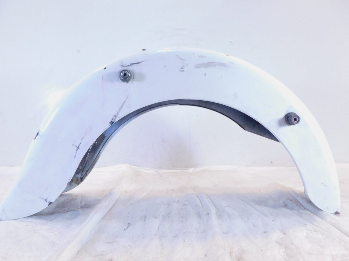 2002-2005 Harley Touring Road King Electra Glide White Rear Wheel Cover Fender - C3 Cycle