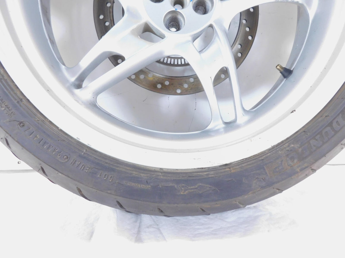 BMW R1150R R1150RS R1150RT R1100S Silver Rear Wheel Rim w/ Tire - 5x17" & Rotor