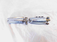 Harley Davidson FXR Softail Dyna & Sportster Chrome & Rubber Footpeg Footrests - C3 Cycle