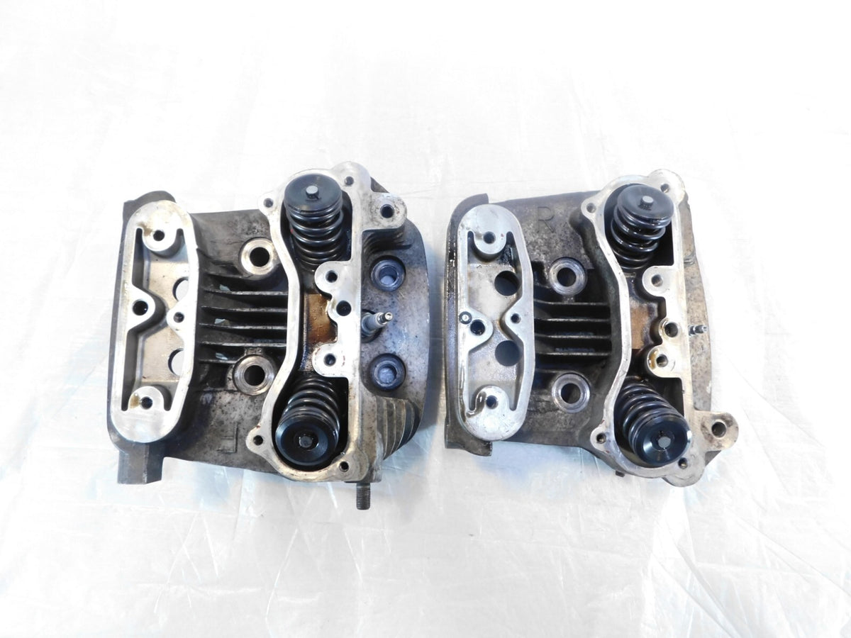 1988-1989 Harley Davidson Sportster 1200 Black Cylinder Heads Valves & Springs - C3 Cycle