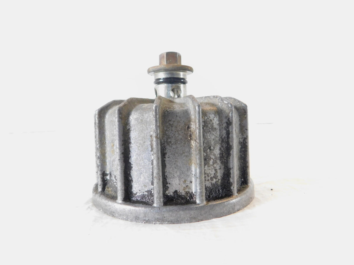 1978-1979 Honda CX500 CX 500 Silver Engine Oil Filter Housing Holder Cover Case - C3 Cycle