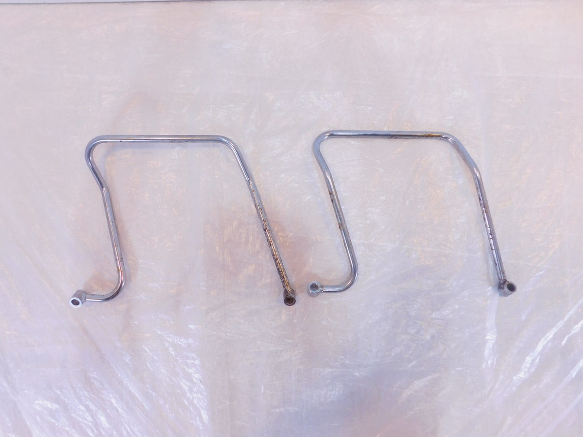 Harley Davidson Sportster 883 1100 1200 Chrome Saddlebag Support Tube Mount Pair - C3 Cycle