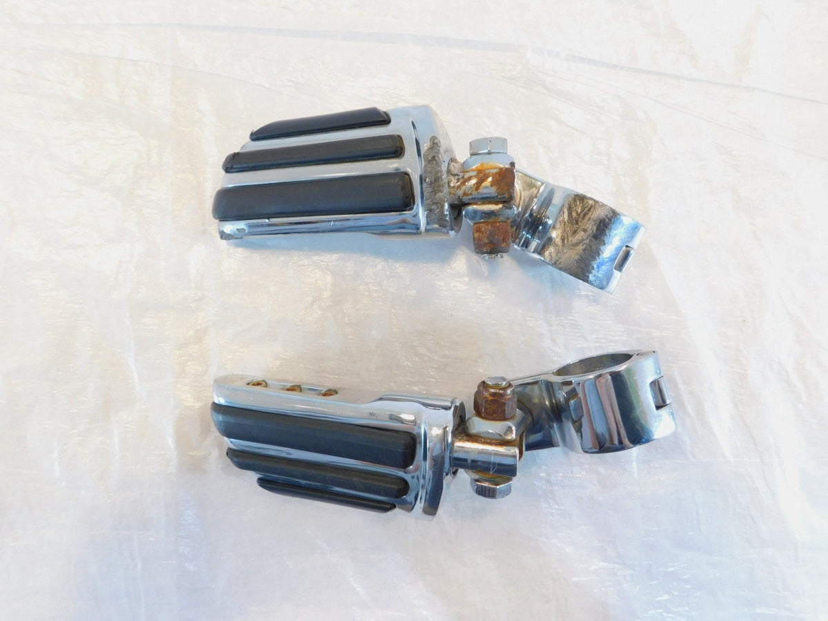 Harley Davidson Electra Glide & Road King Adjustable Highway Footrest Footpegs - C3 Cycle