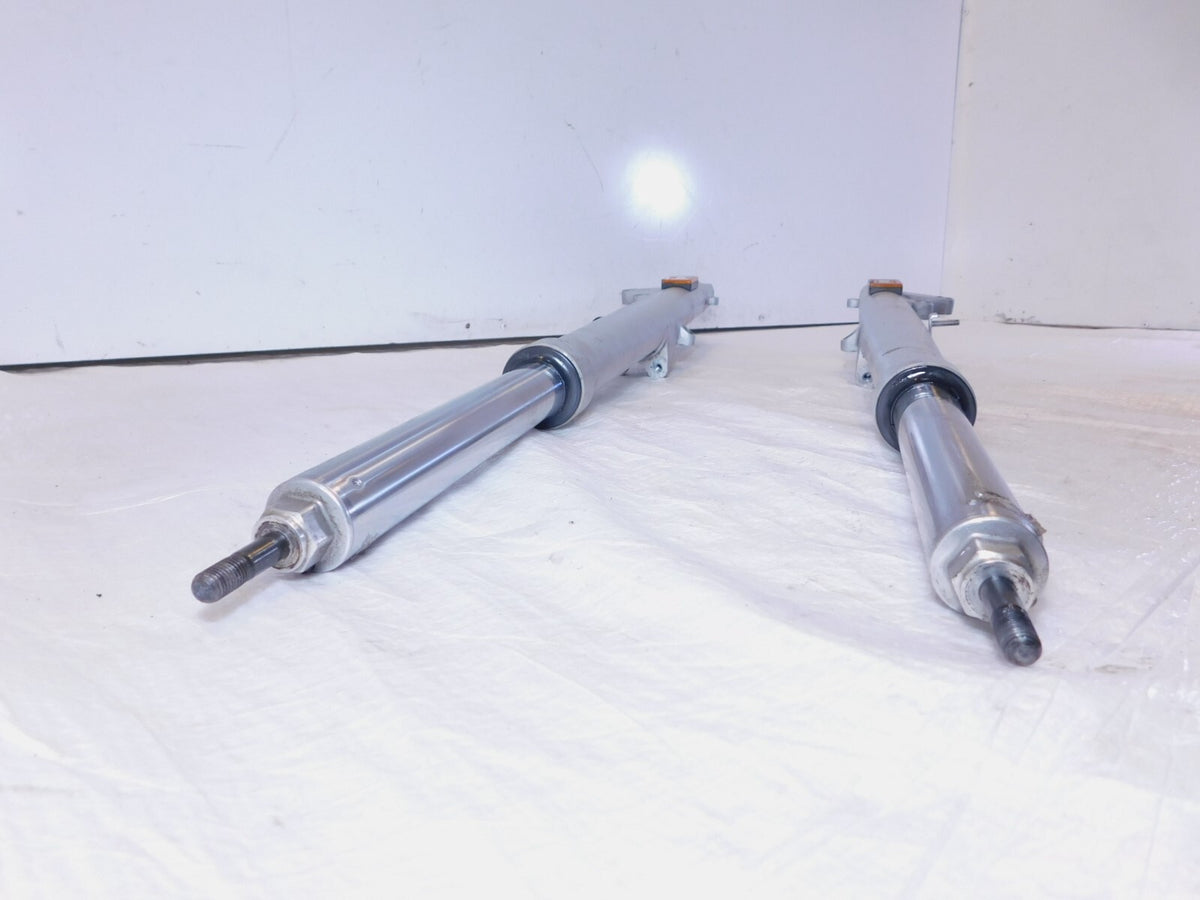 2000-2006 BMW R1150-R R1150R Silver Front Wheel Left/Right Fork Shock Leg Tubes - C3 Cycle