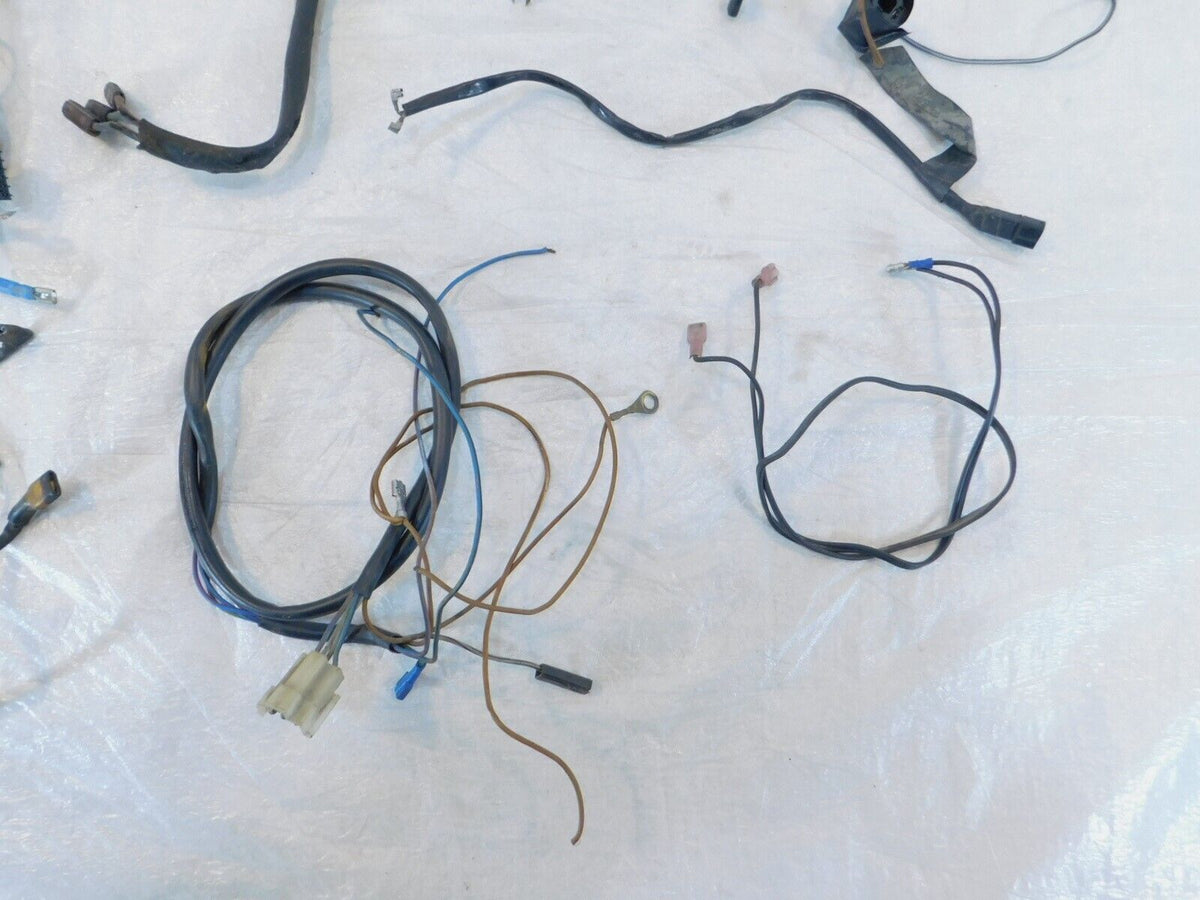 1977 77 BMW Airhead R75 R75/7 Misc Electrical Wiring Wire Plug Sub Harnesses Lot - C3 Cycle