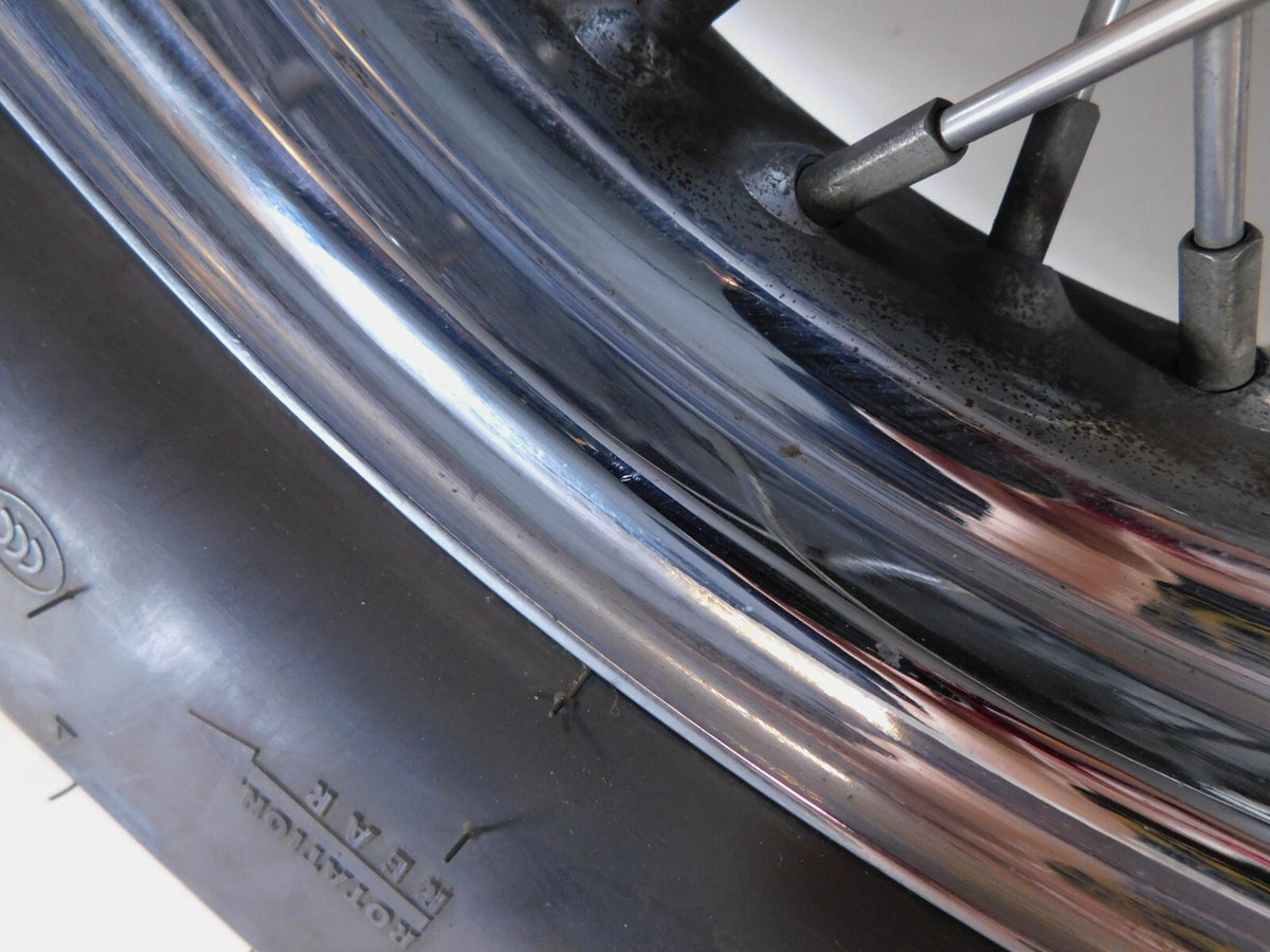 2002-2008 Triumph America Spoked Laced Rear Wheel Rim & Tire - 15" x 3.5" - C3 Cycle