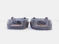 2005 05 Harley Davidson Softail Silver Motor Engine Cylinder Heads w/ Valves - C3 Cycle