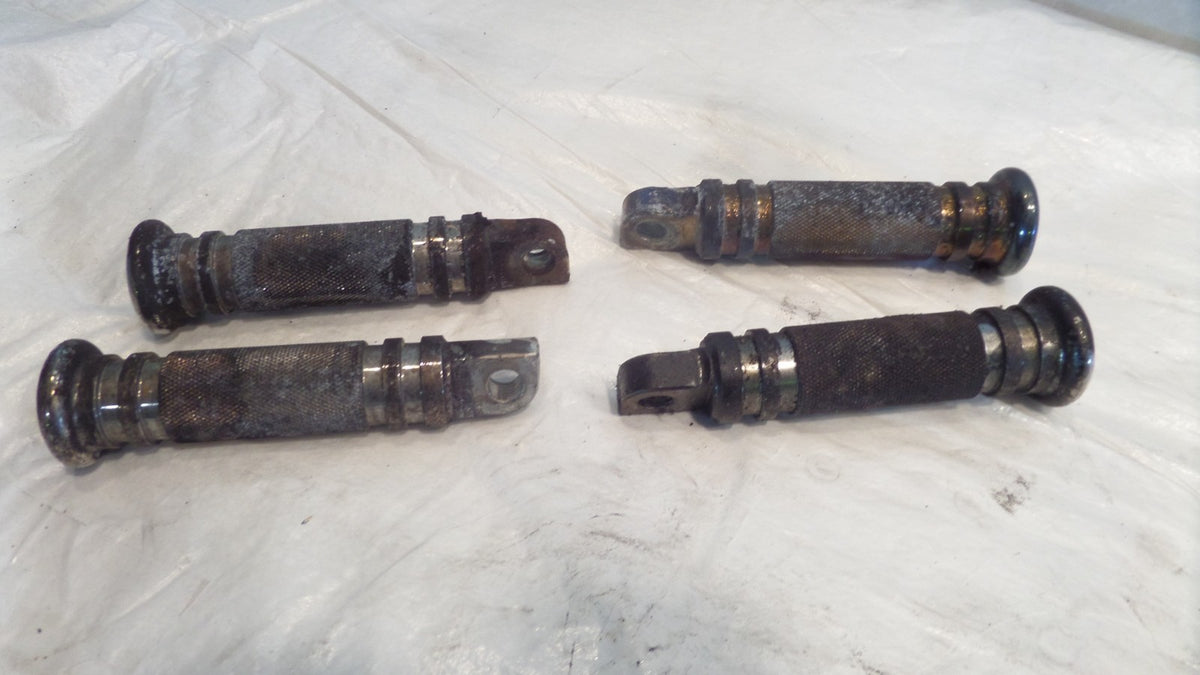 Four Harley Davidson Touring V-Rod Dyna Sportster FXR Softail Footpegs Footrests - C3 Cycle