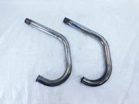 1976 76 Moto Guzzi Convert I V1000 Left/Right Front Exhaust Header Muffler Pipes - C3 Cycle