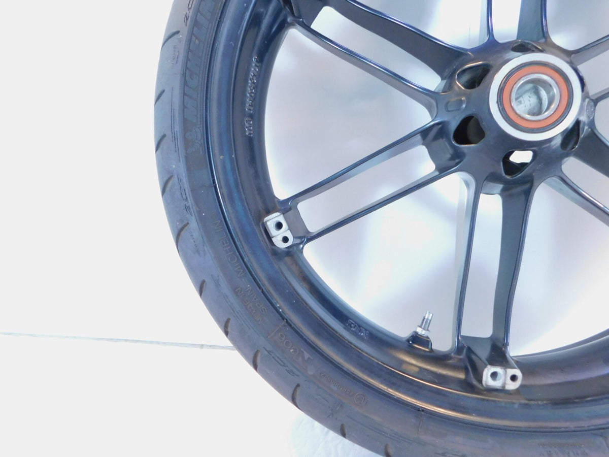 Buell XB9R XB12R Firebolt & Lightning & 1125R Black Front Wheel Rim Rotor & Tire - C3 Cycle