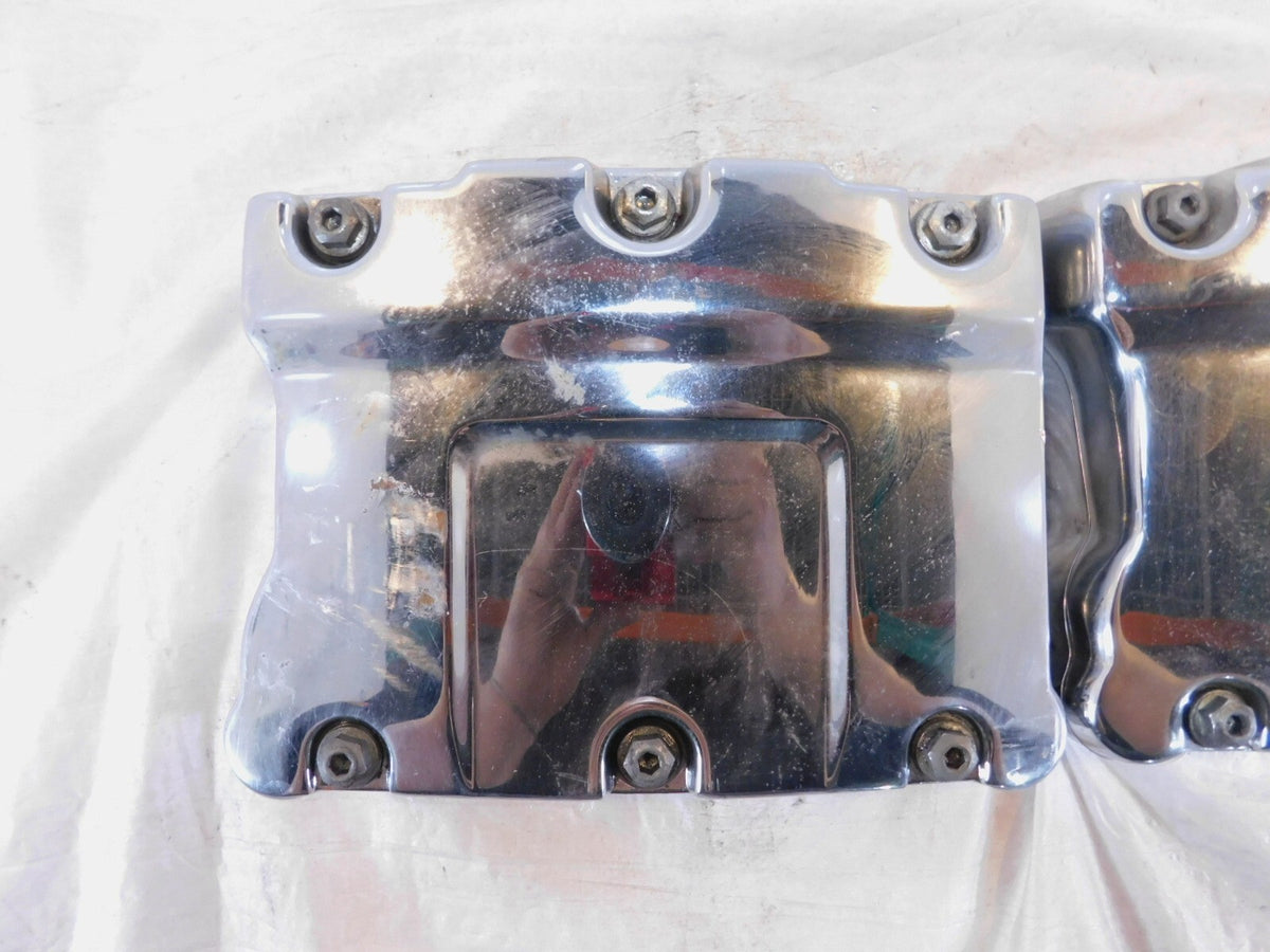 Harley Davidson Touring Dyna & Softail Chrome Cylinder Head Rocker Boxes - C3 Cycle