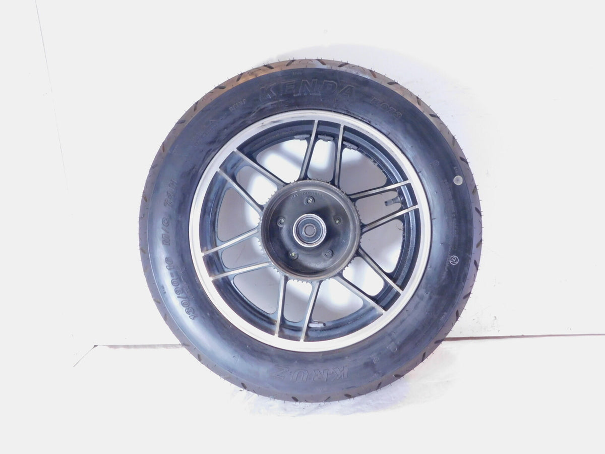 Honda CB650 CB650SC Nighthawk 650 Black Spoked Rear Wheel Rim & Tire 3" x 16" - C3 Cycle