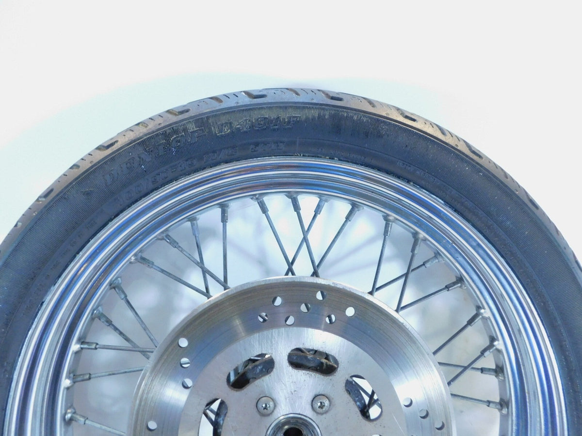 Harley Davidson XLH Sportster 883 1000 & 1200 19" Spoked Front Wheel Rim Rotor - C3 Cycle