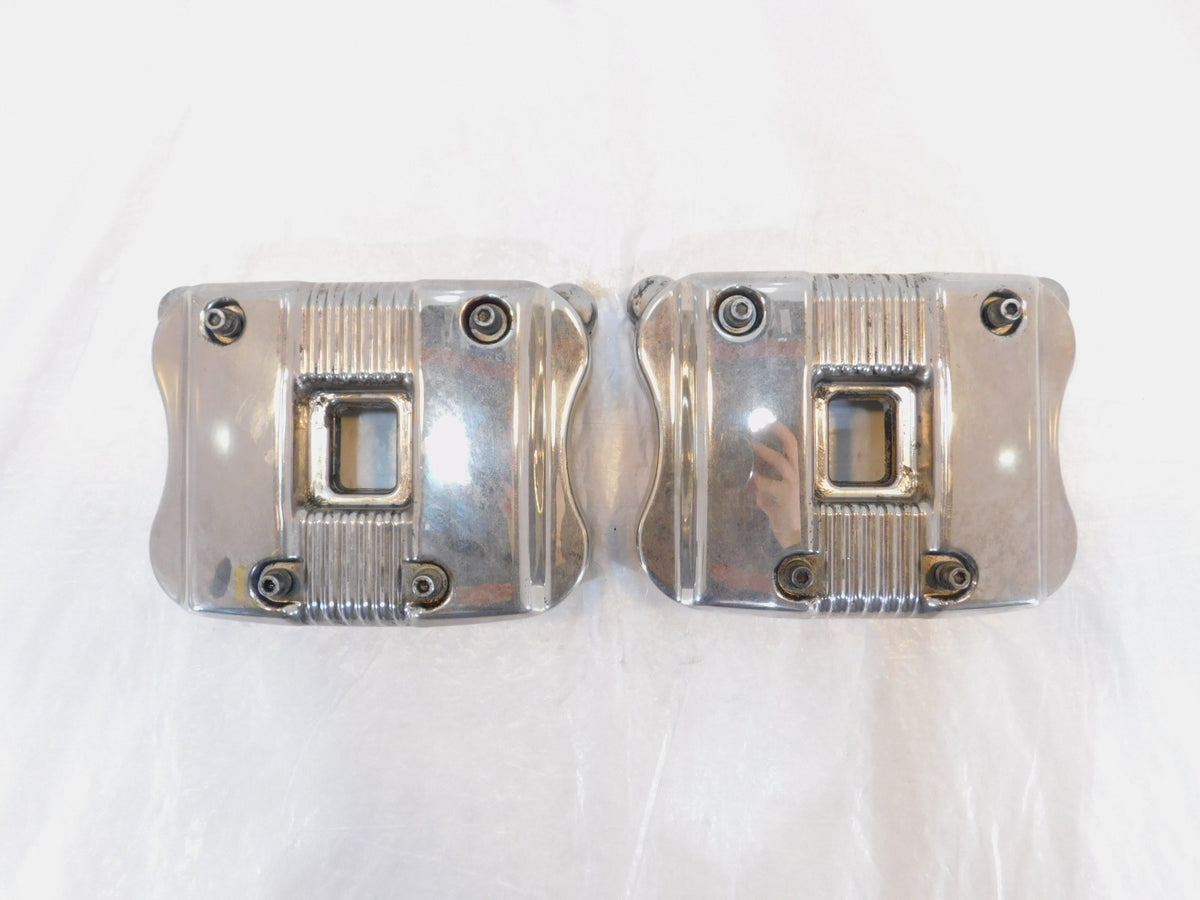 Harley Davidson Sportster 883 & 1200 Chrome Cylinder Head Cover Rocker Boxes - C3 Cycle