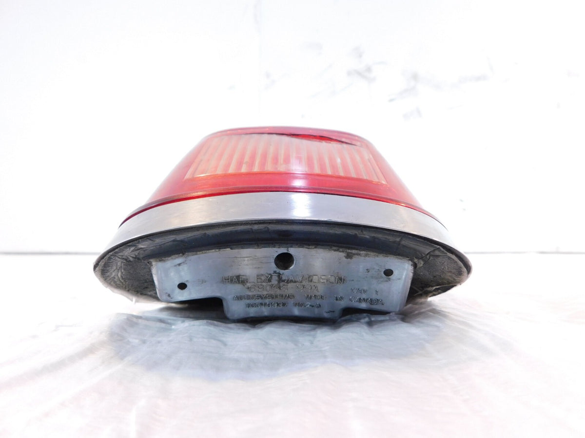 Harley Touring Dyna Softail Sportster Rear Tail Brake Light & Backplate -CRACKED - C3 Cycle