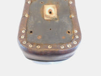 1957-1978 Harley Davidson Sportster 900 & 1000 Brown Leather Front & Rear Seat - C3 Cycle