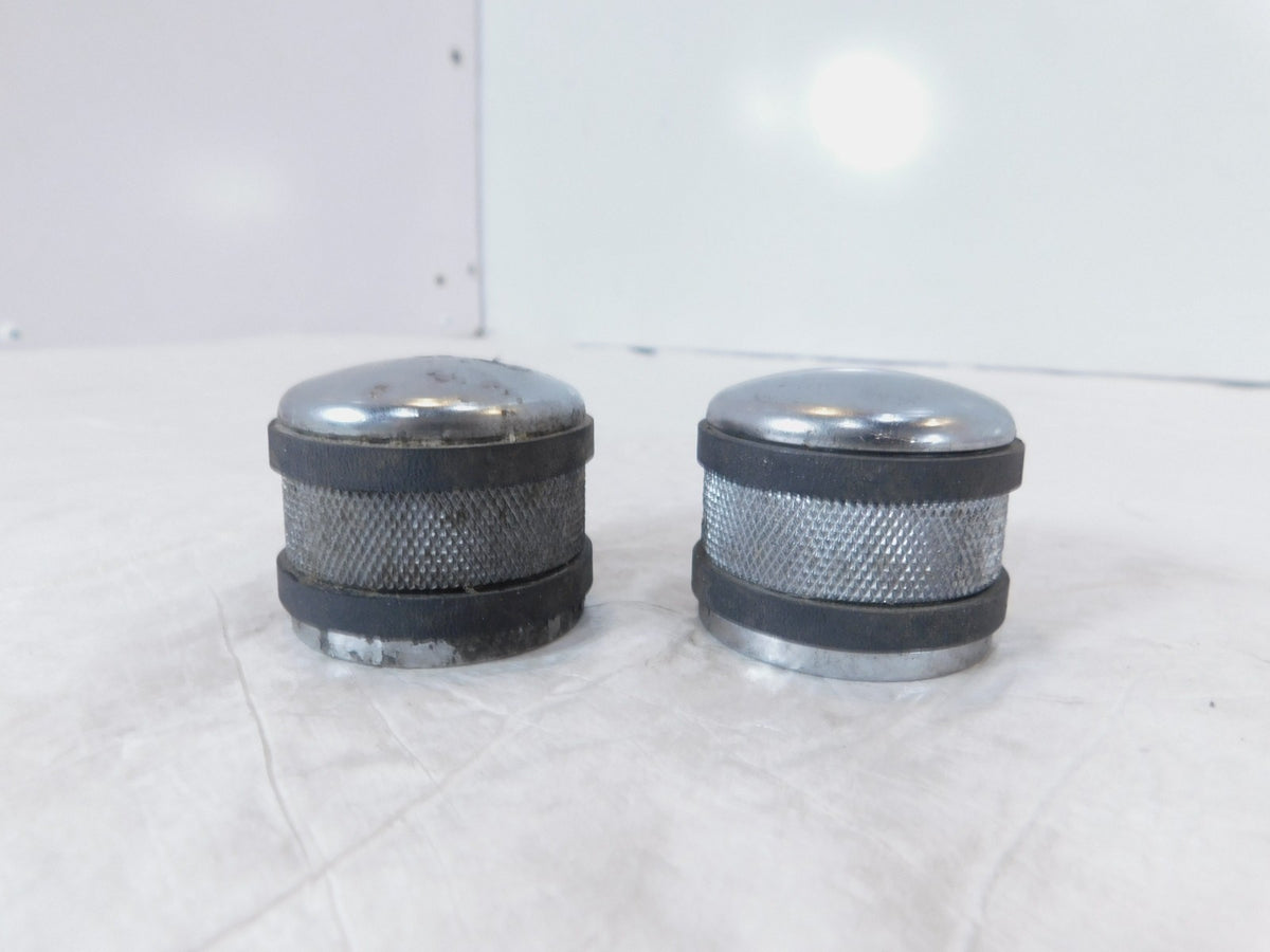 Harley Davidson Dyna & Sportster 883 & 1200 Chrome Billet Front Axle Nut Covers - C3 Cycle