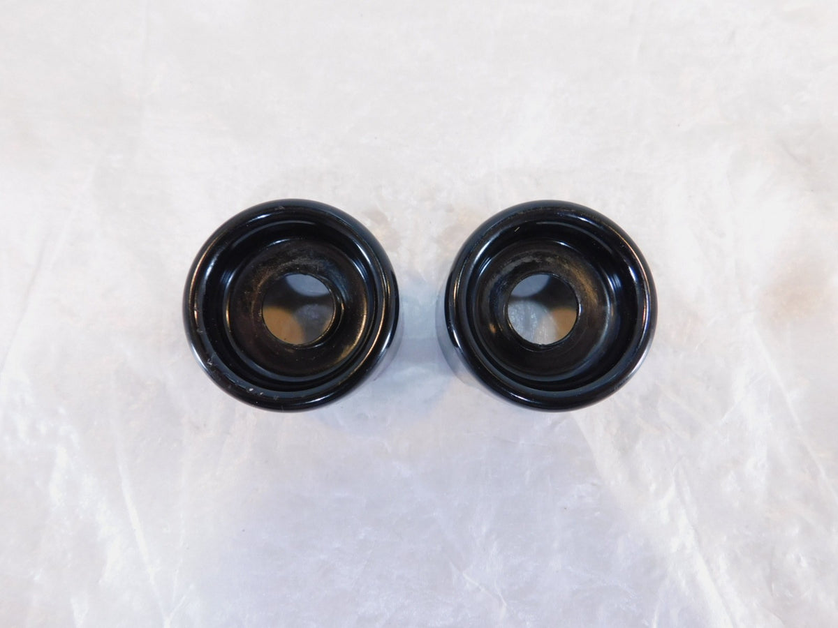 Harley Davidson Sportster 883 & 1200 Black Rear Shock Absorber Top Bolt Covers - C3 Cycle
