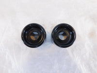 Harley Davidson Sportster 883 & 1200 Black Rear Shock Absorber Top Bolt Covers - C3 Cycle