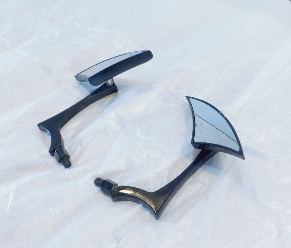 Honda Shadow 1100 VT1100 VT1100C Spirit & Sabre Black Rear View Mirrors - C3 Cycle