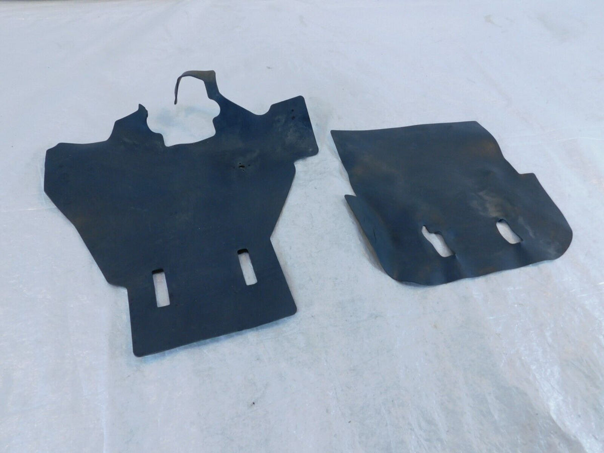 1998-2001 Honda VFR800FI Interceptor 800 Rear Rubber Heat Guard Protector Covers - C3 Cycle