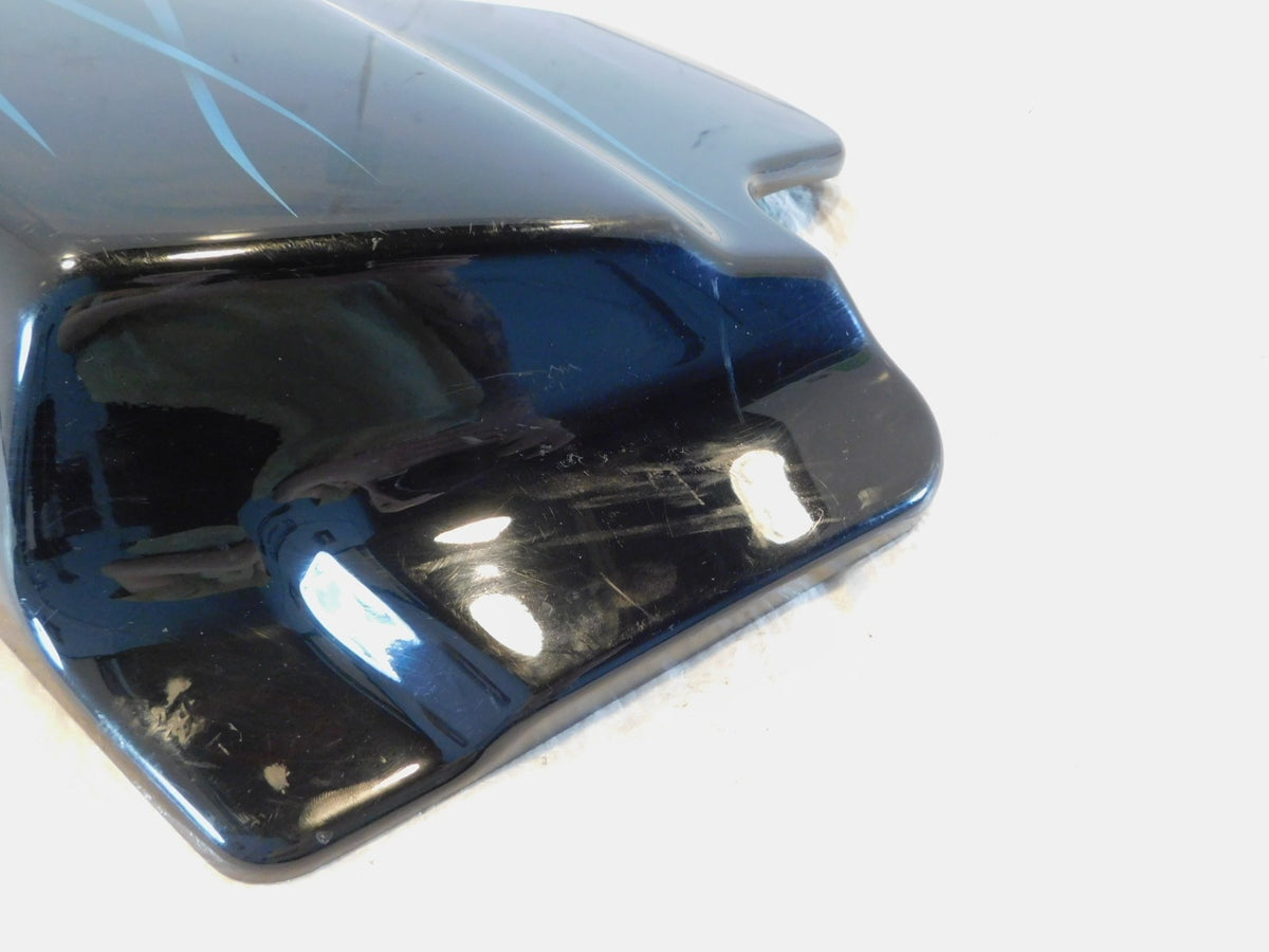 Harley Road Glide & Electra Glide Ultra Classic Right Blue Flames Side Cover - C3 Cycle